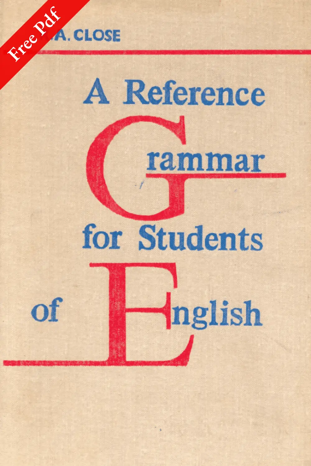 A Reference Grammar for Students of English Free PDF Download